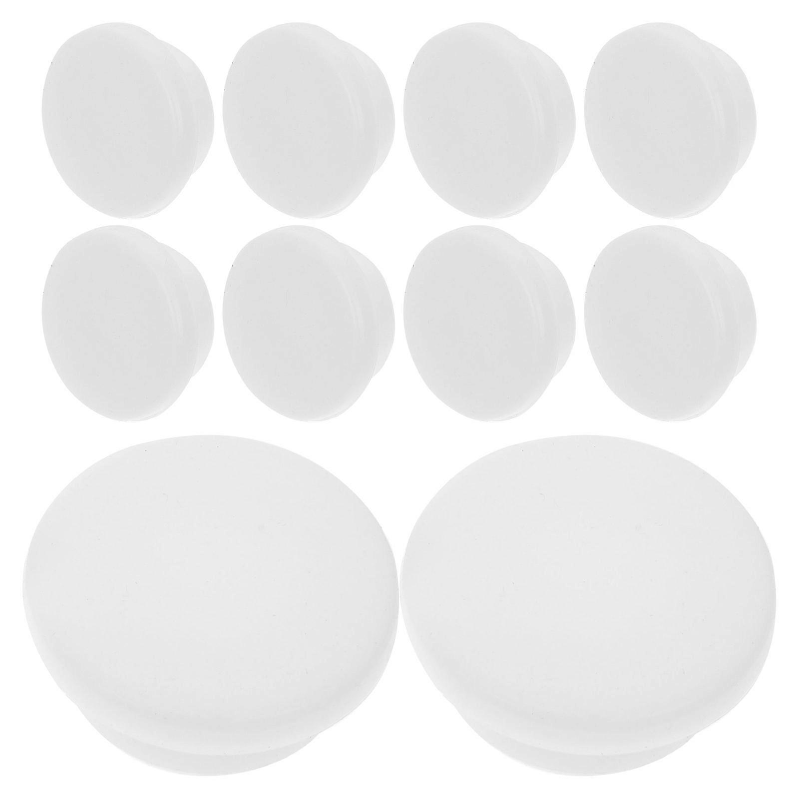 Bathroom Overflow Drain Caps Silicone Sink Stopper 20Pcs Round