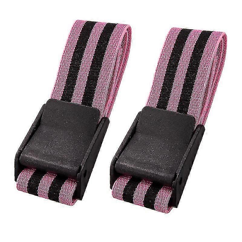 2pcs Occlusion Training Bands Blood Flow Restriction Bands Bicep Muscle Training Straps(blue)