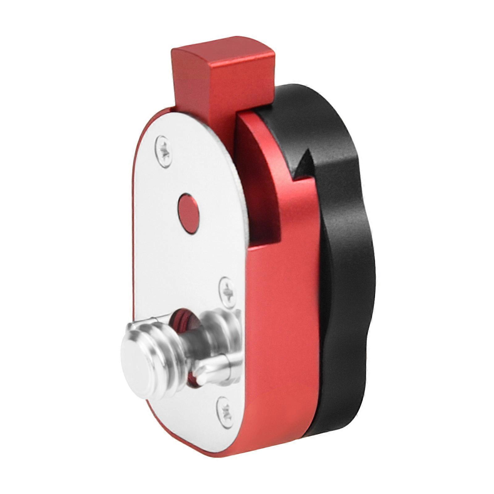 3/8Inch 1/4Inch Screw Positioning Pin LCD Monitor Quick Release Plate for Mini Live Monitor Arm LED Light Camera Multicolor