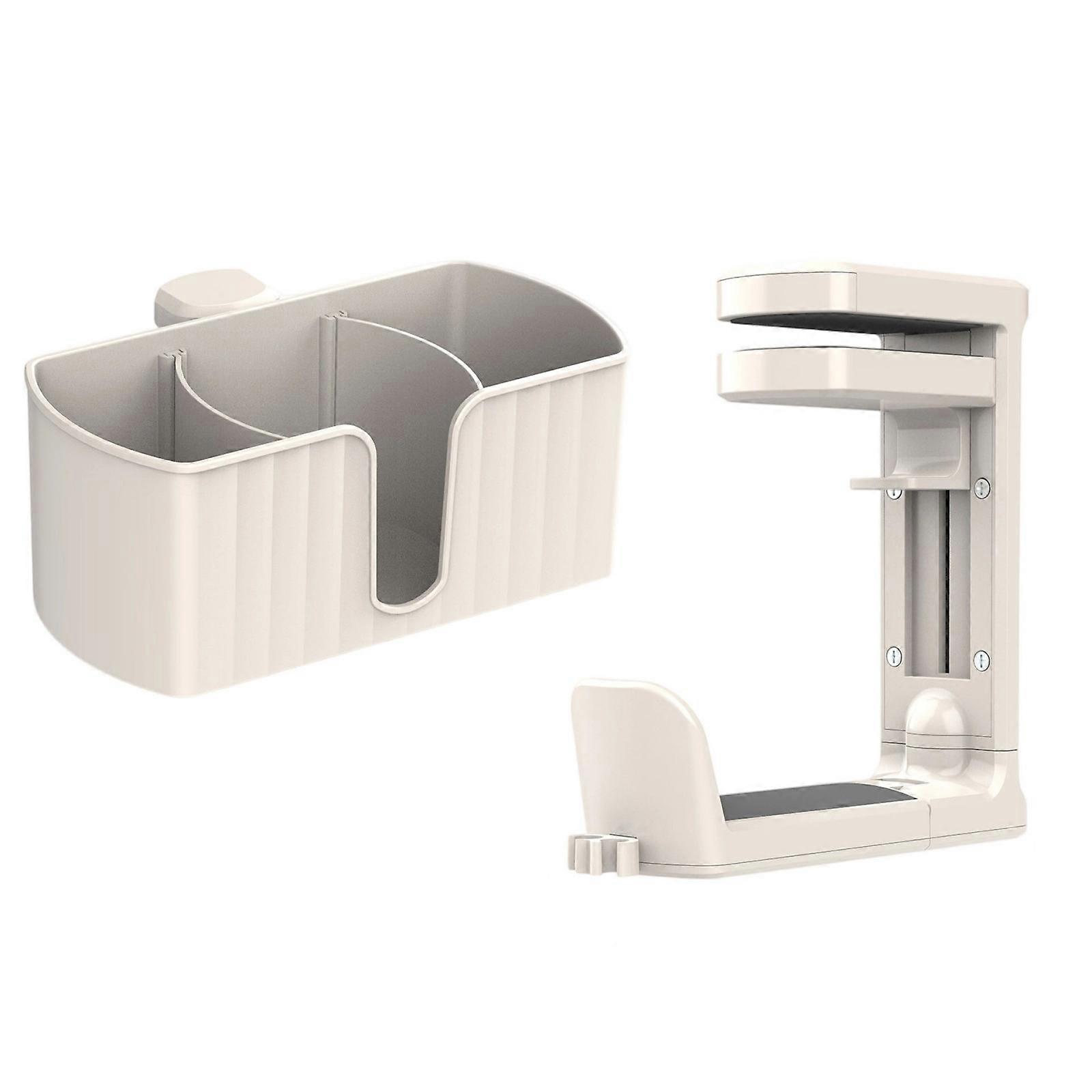 Multifunction ABS Headphone Stand With Removable Pen Holder Vertical Space Saving Solution For Office Desk Multicolor