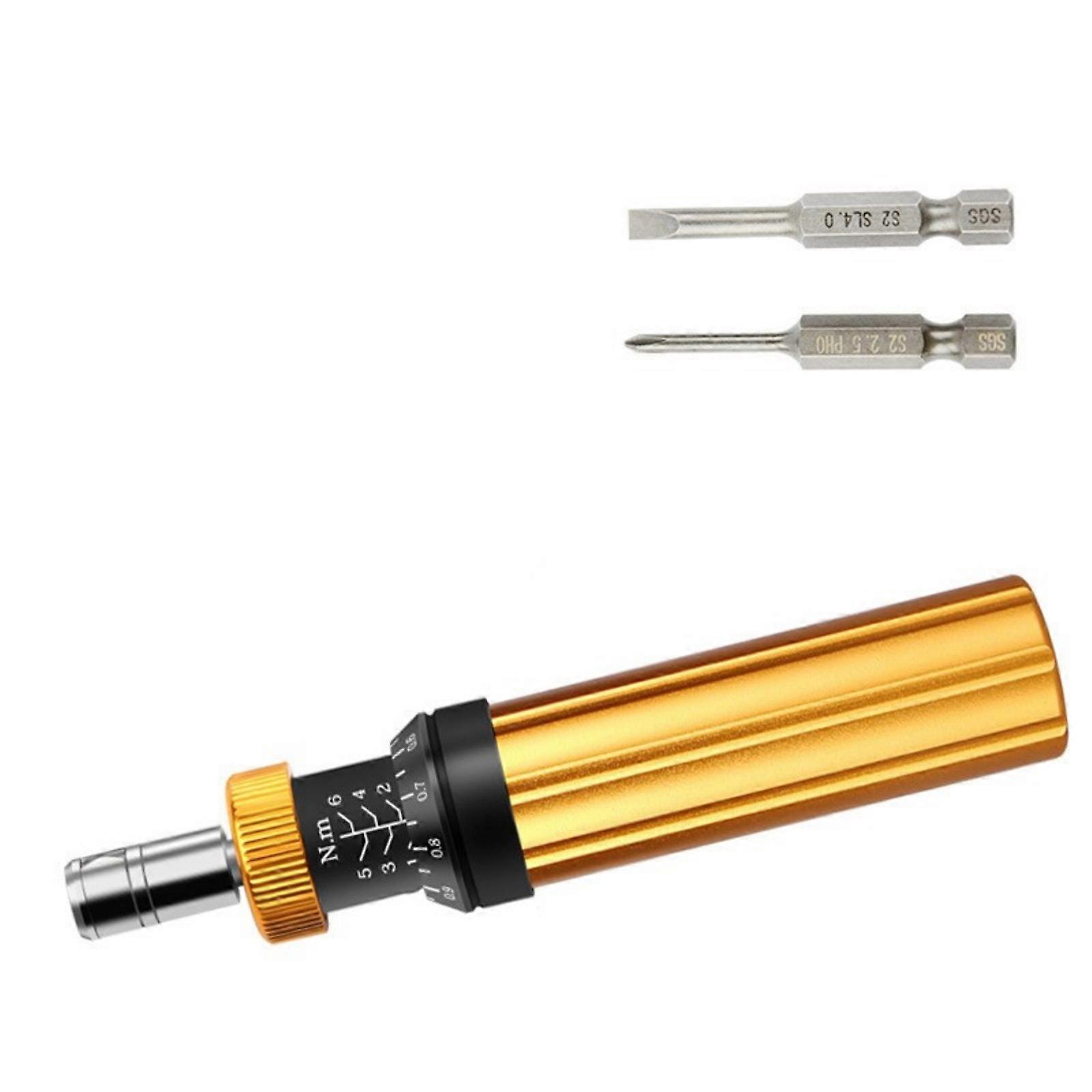 Precise Torques Screwdriver With Universal 6.35mm Hex Shank For MultiModel Fastener Applications Corrosion Resistant Multicolor