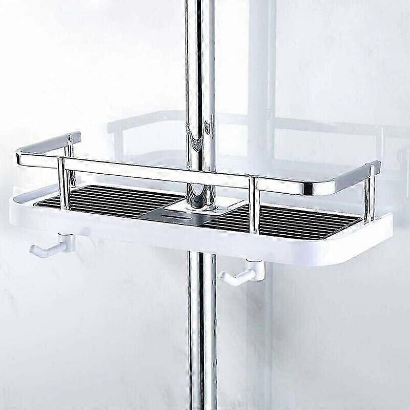 Wall-Mounted Adjustable Shower Shelf, Rust-Proof, Practical for Bathroom Use