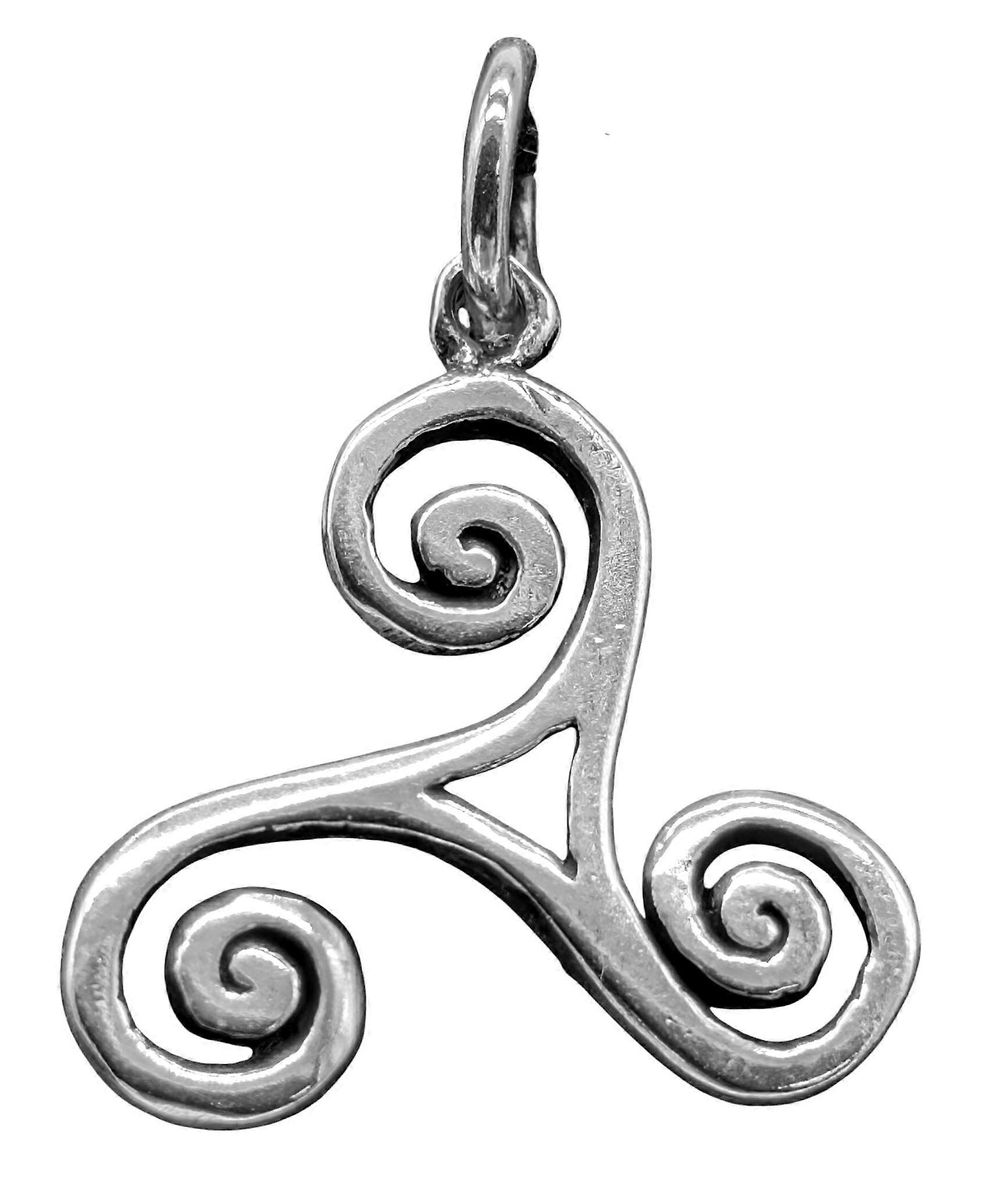 Triskele 162 with Snake Chain - Silver
