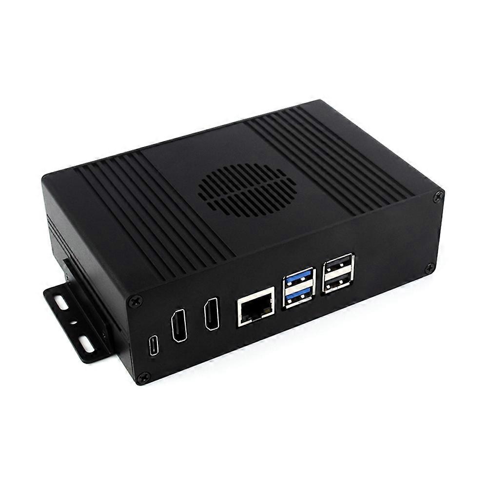 Multi-Functional All-In-One Mini-Computer Kit Designed for Raspberry Pi 5, Aluminum Alloy Case for PCIe Adapter C