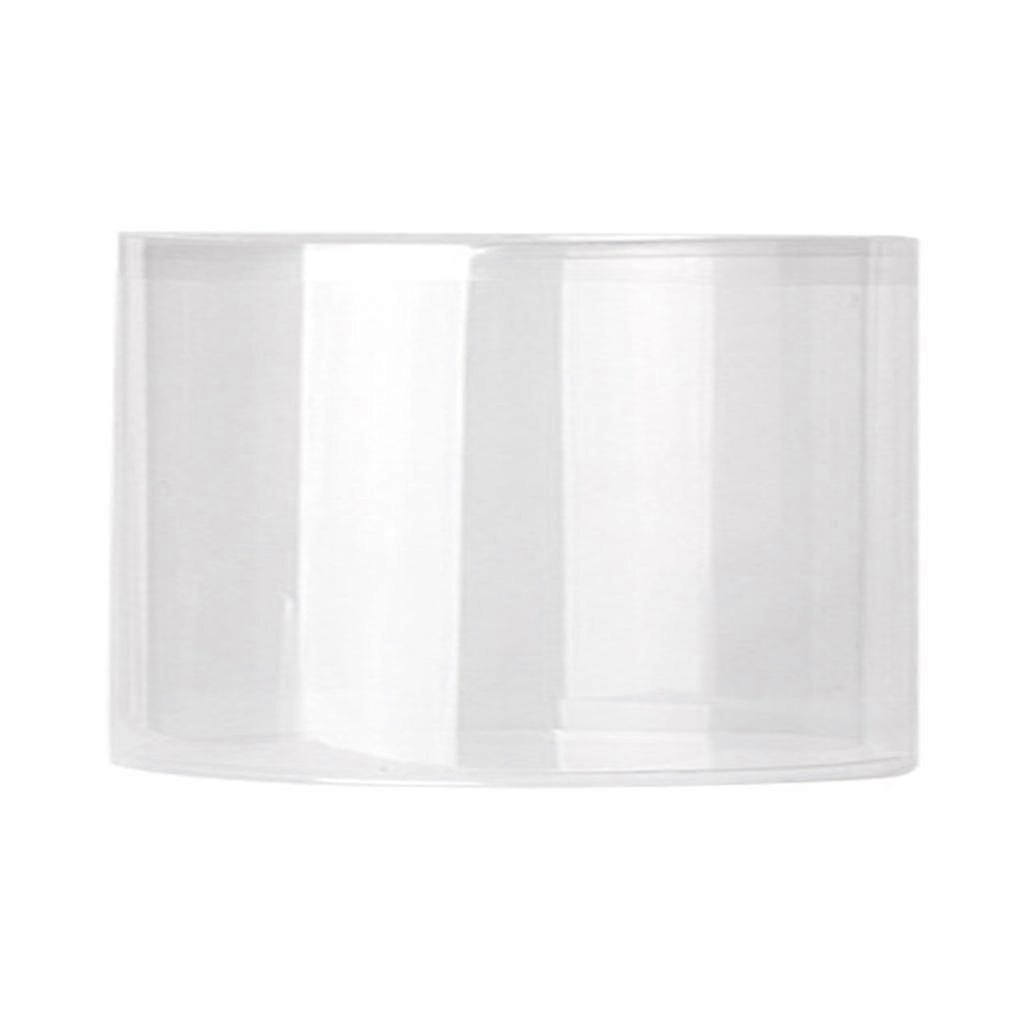 Cake stand with transparent cylindrical dessert display refillable rack for bakery