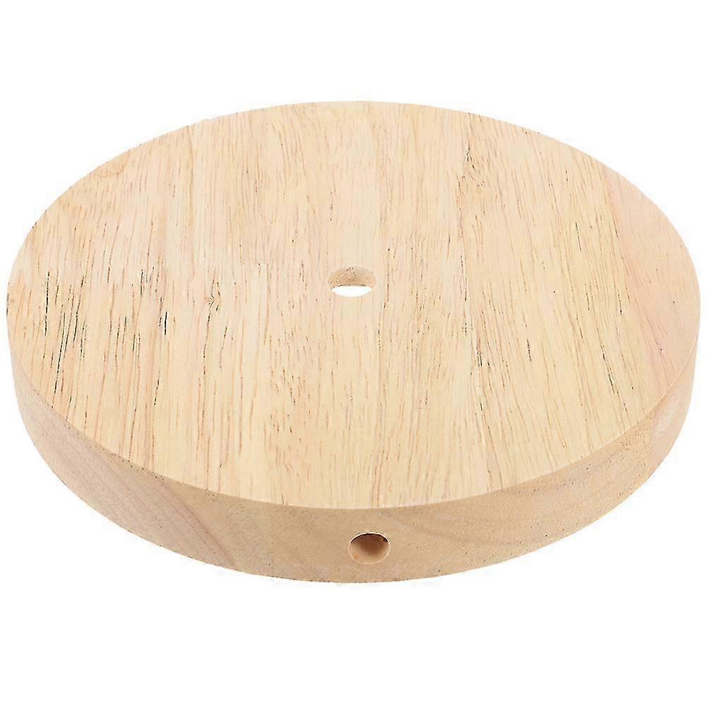 Desk Lamp Base Replacement Table Base Round Wooden Table Lamp Base DIY Wood Lamp Base
