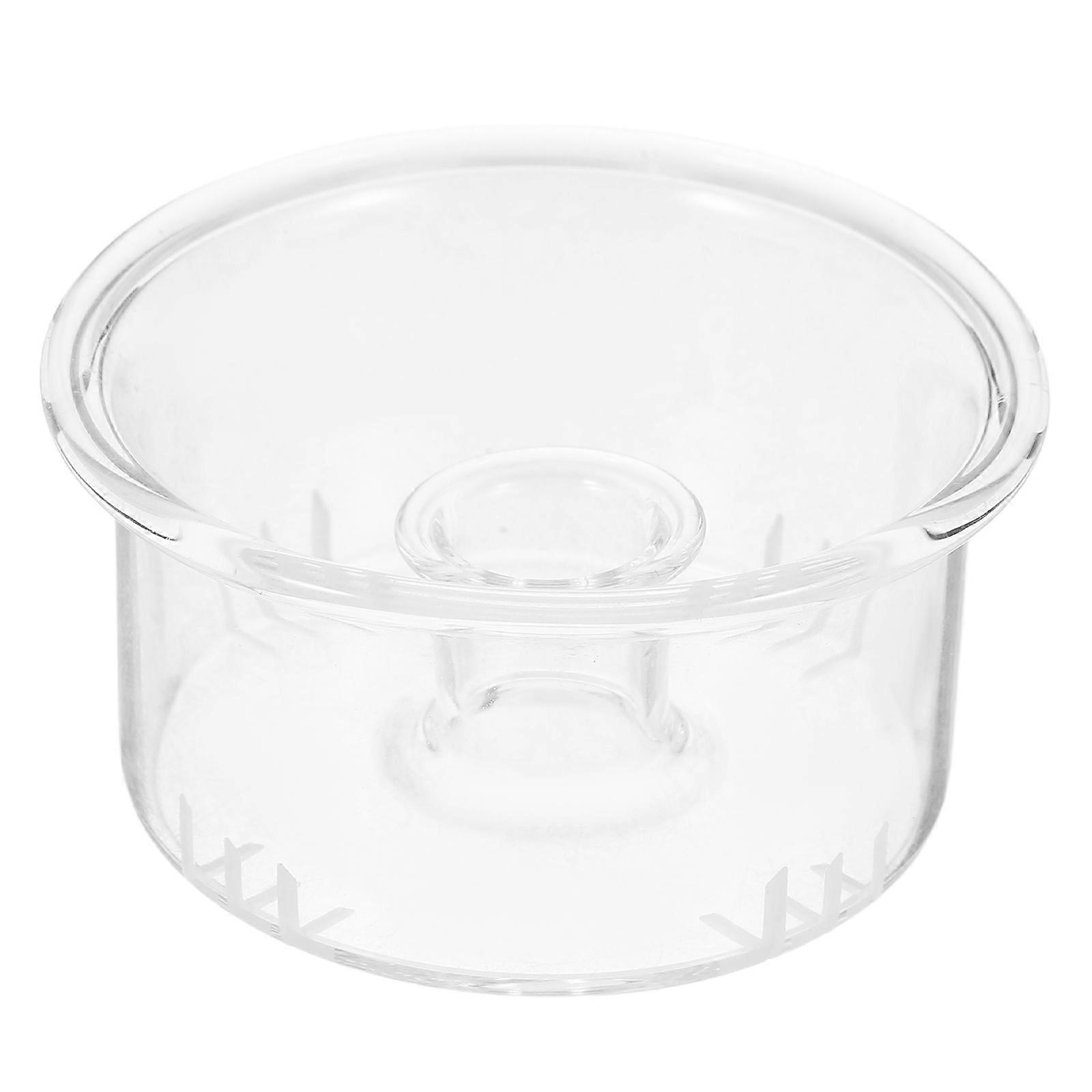 Loose Leaf Tea Infuser Glass Steeper Detachable for Tea Brewing Transparent