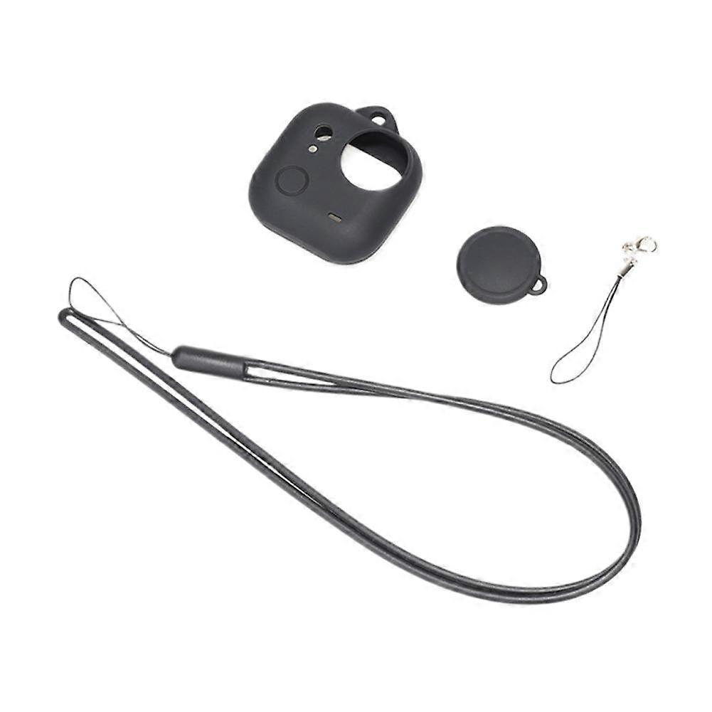 Silicone Protective Cover for Insta 360 GO with Hand Rope Ultra Body Lens Thumb Camera Anti-Drop Case Durable Accessory