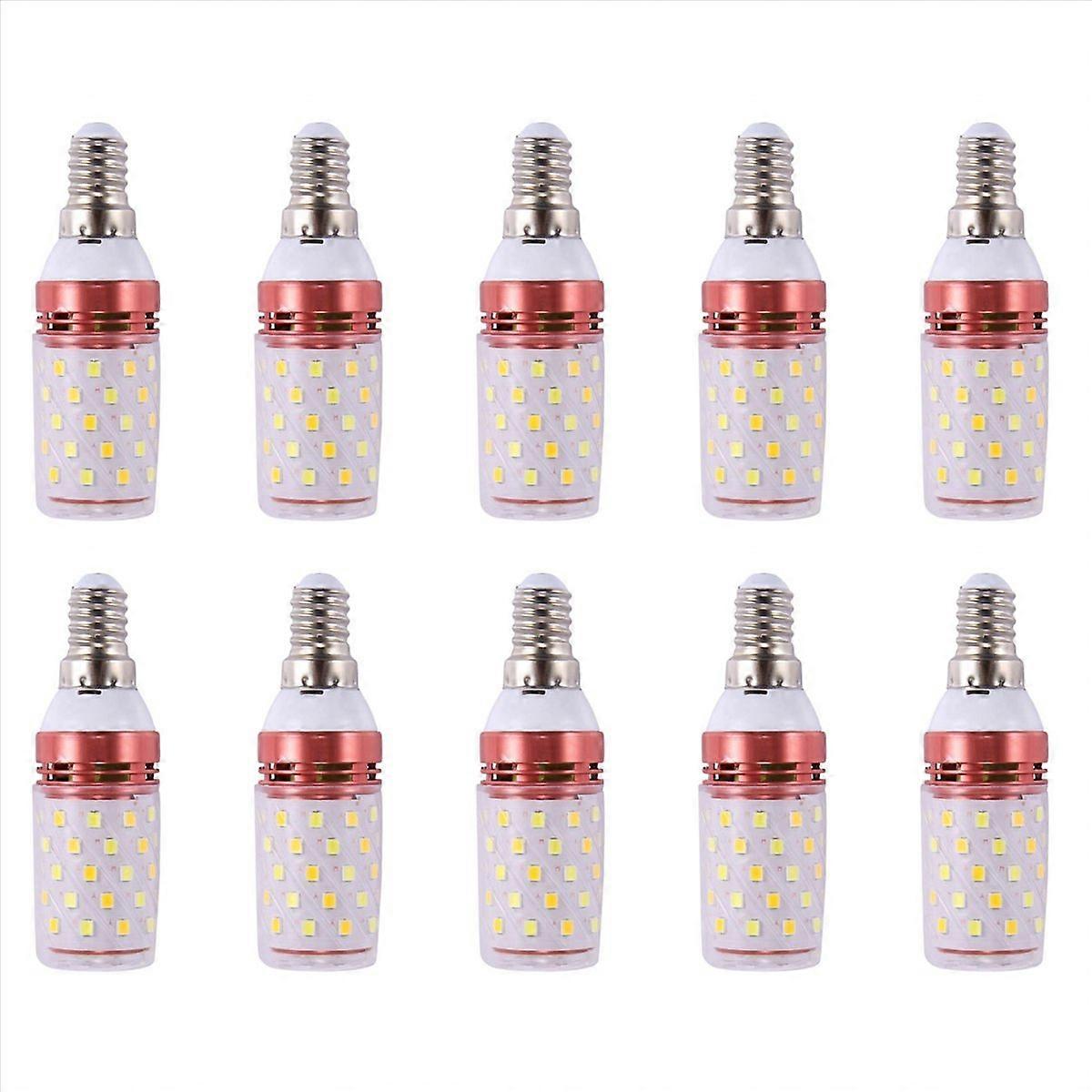 3 Color Temperatures Integrated SMD LED Corn Lamp E14 Warm White 12W