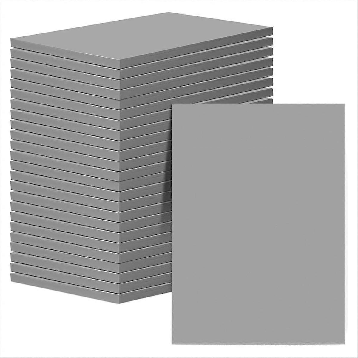 24pcs Gray Linoleum Block Rubber Stamp Carving Blocks Soft Linocut Blocks for Printmaking DIY Art Craft Projects