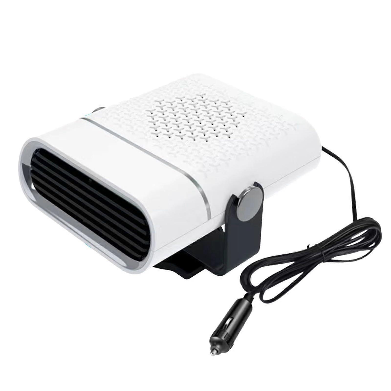 12V Car Heater and Cooler with Fast Heating, Dual Mode, 360° Rotation for Winter and Summer