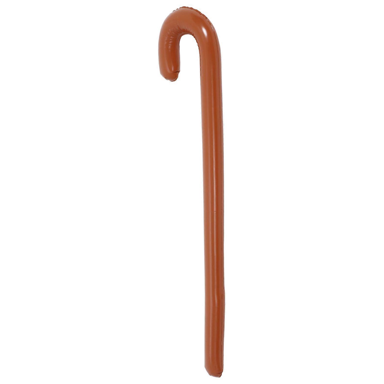 Inflatable Walking Stick Toy For Pool Party Halloween Event Costume Accessory Crutch Shape Practical 1Pack