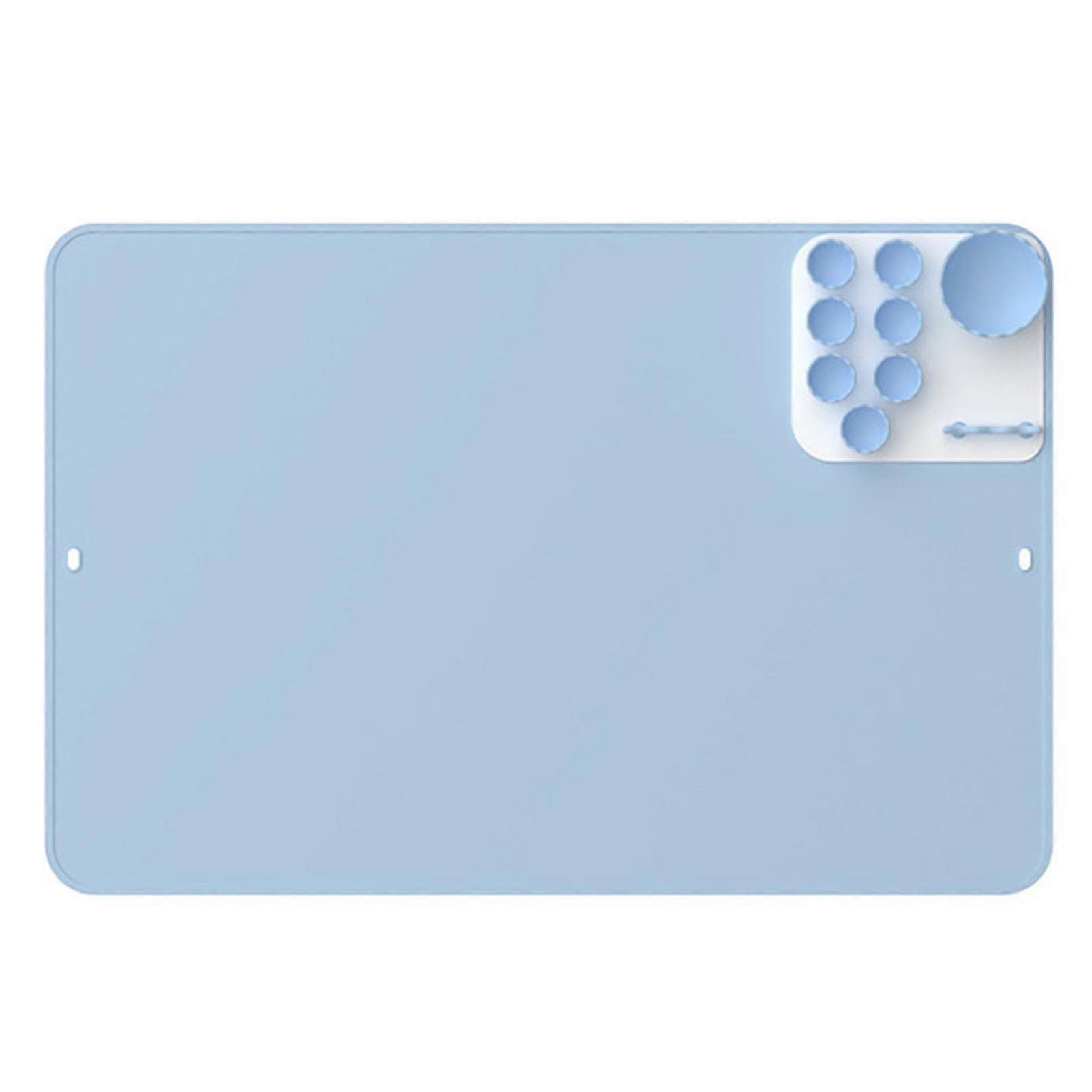 Painting Palette, Foldable, Rectangular, Non-slip, Waterproof, Suction Cup Type with Water Bowl