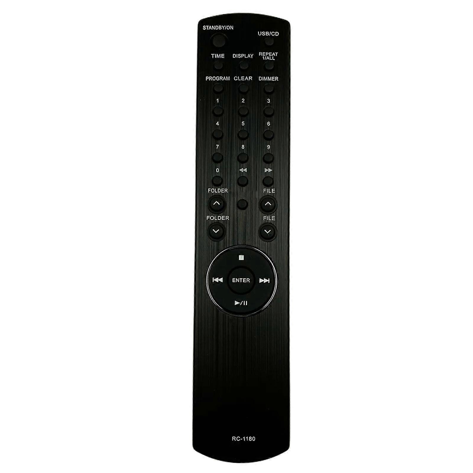 Intelligent Remote Controller Rapid Battery Swap Ergonomic Comfortable and Clear Button Layout for RC1180 TV Users Multicolor