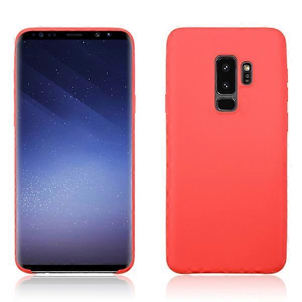 Compatible with Samsung Galaxy S9 - Silicone Case in Matte Design Red