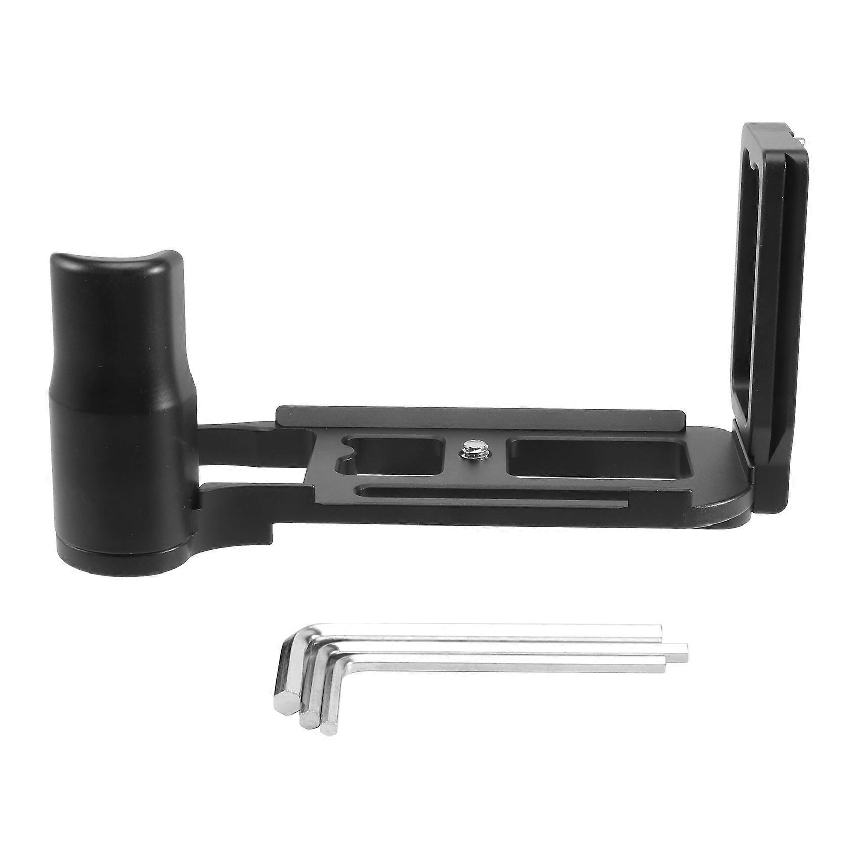 Plaque en L à dégagement rapide prise de vue verticale support de poignée double poignée pour appareil photo reflex numérique Nikon DF noir