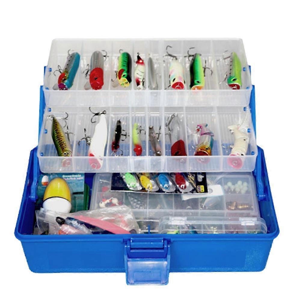 Fishing Storage Box Hook Tackle Tool Container with Handle Waterproof Equipment Box