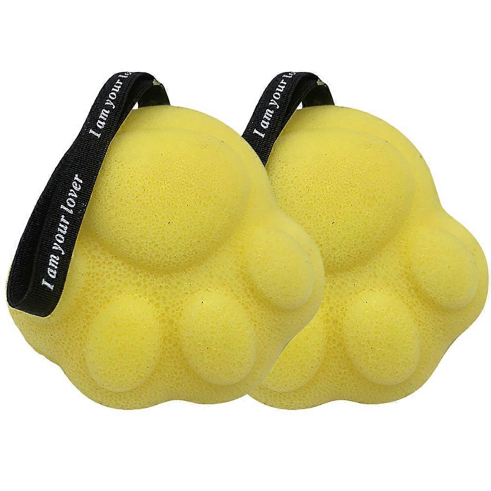 Shower Brush Lovely Sponge 8Pcs Back Scrubber for Bathing Care