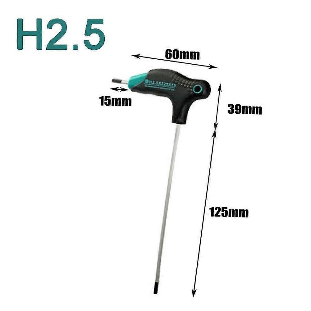 Green Black Silver T type Hex Key Wrench Spanner Rust Resistant and