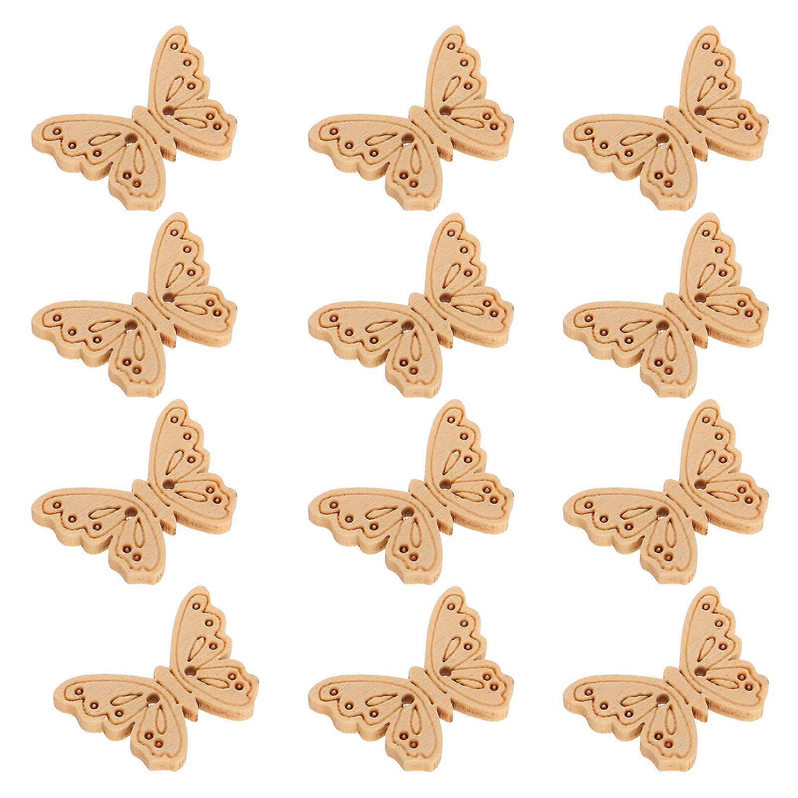 Wood Buttons for Crafts Sewing Including 200Pcs