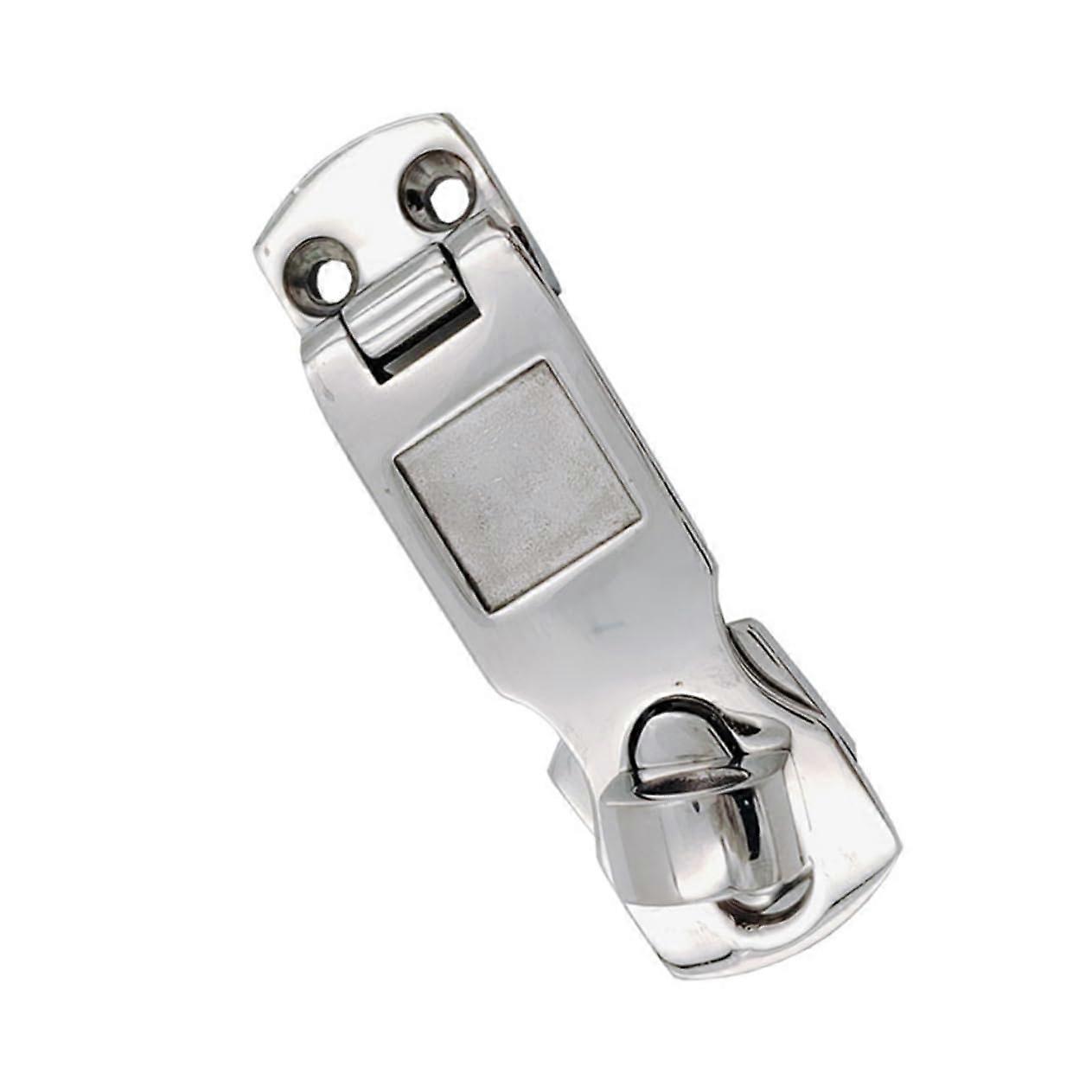 Boat Hatch Latch Stainless Steel Flush Pull Marine Accessory Lock with Safety Latch Design