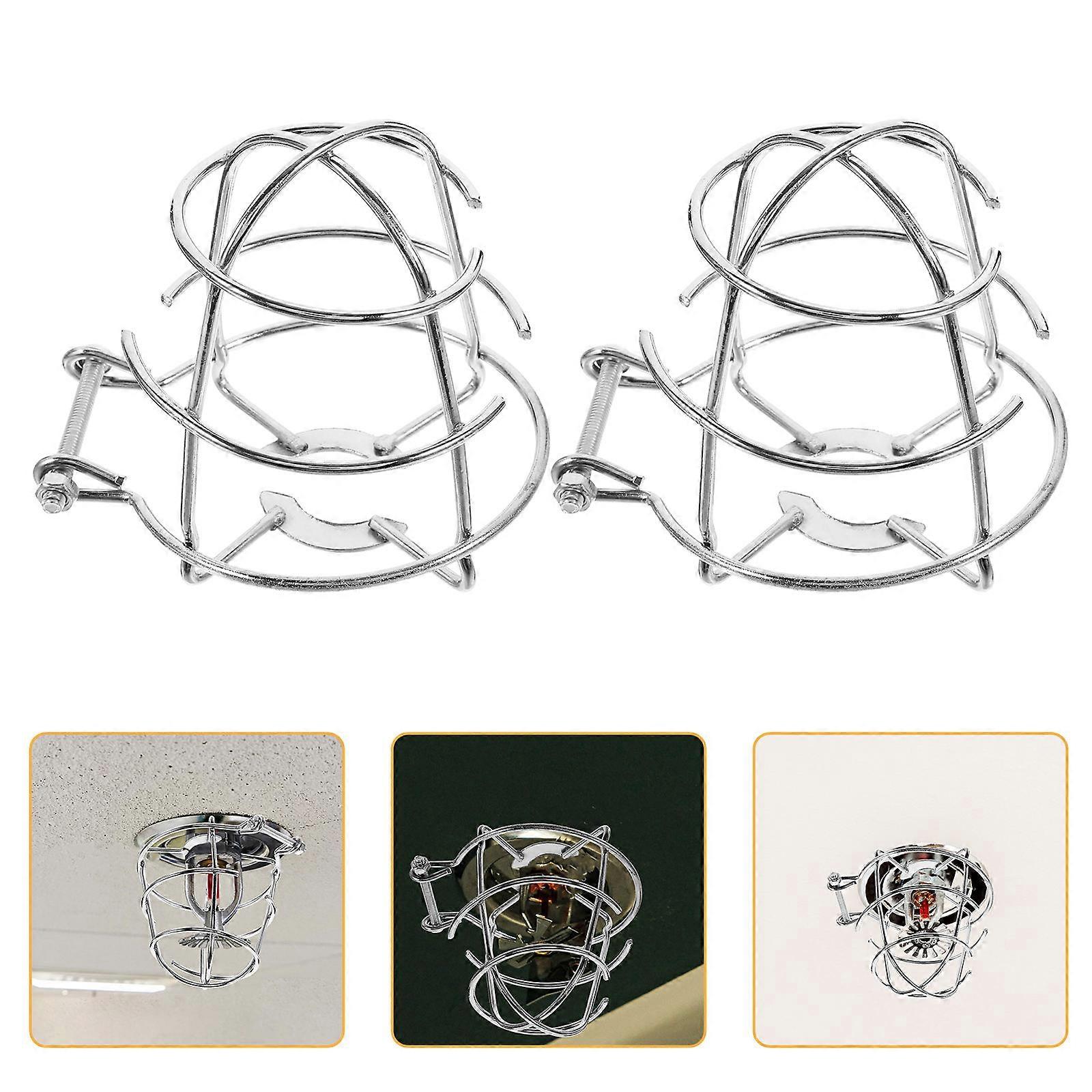 2pcs Screw Type Fire Sprinkler Cover Sprinkler Head Protector