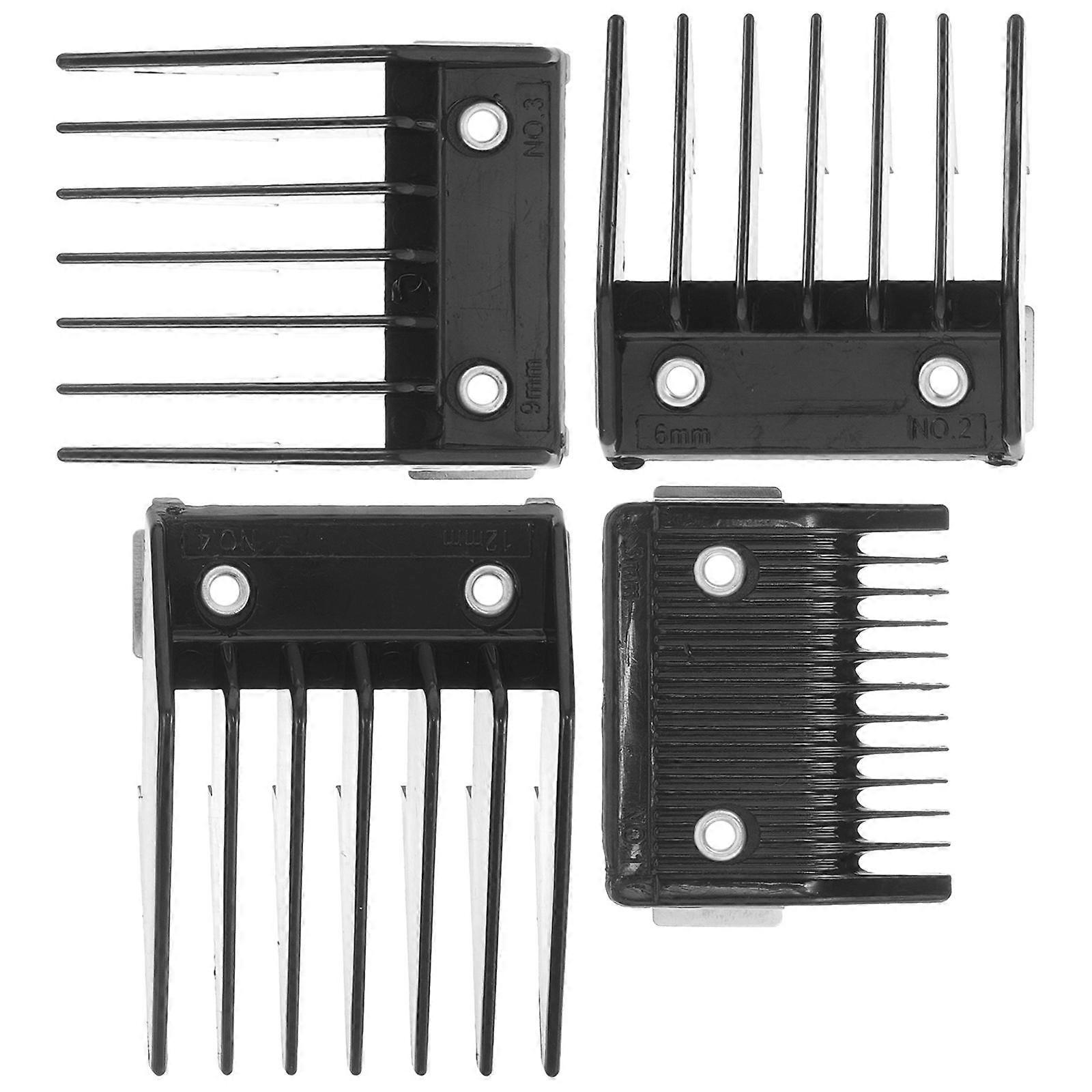 Hair Clipper Guards Professional Plastic Combs for Grooming 4Pcs Set