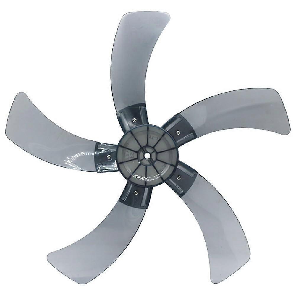 18 Inch FiveBlade Replacement Fan Blade with Nut Cover, PP Plastic, Noise Reduction, Easy Install