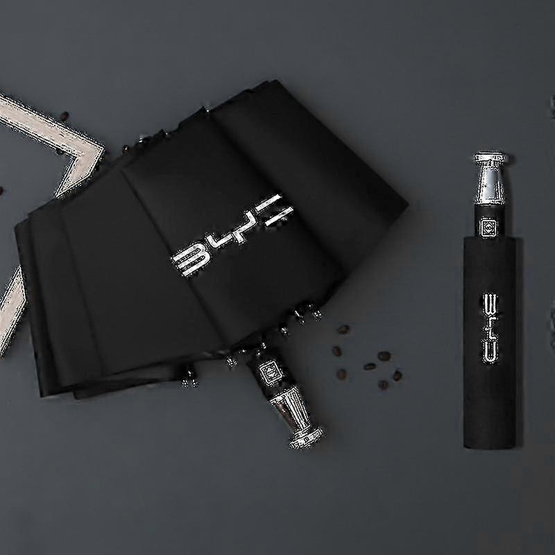 2025 Rain Windproof 10-bone Auto Logo Umbrella
