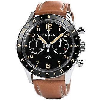 Hemel Airfoil Ceramic Bezel Black With Super-LumiNova C3 Dial Mechanisch HF25 100M Herrenuhr