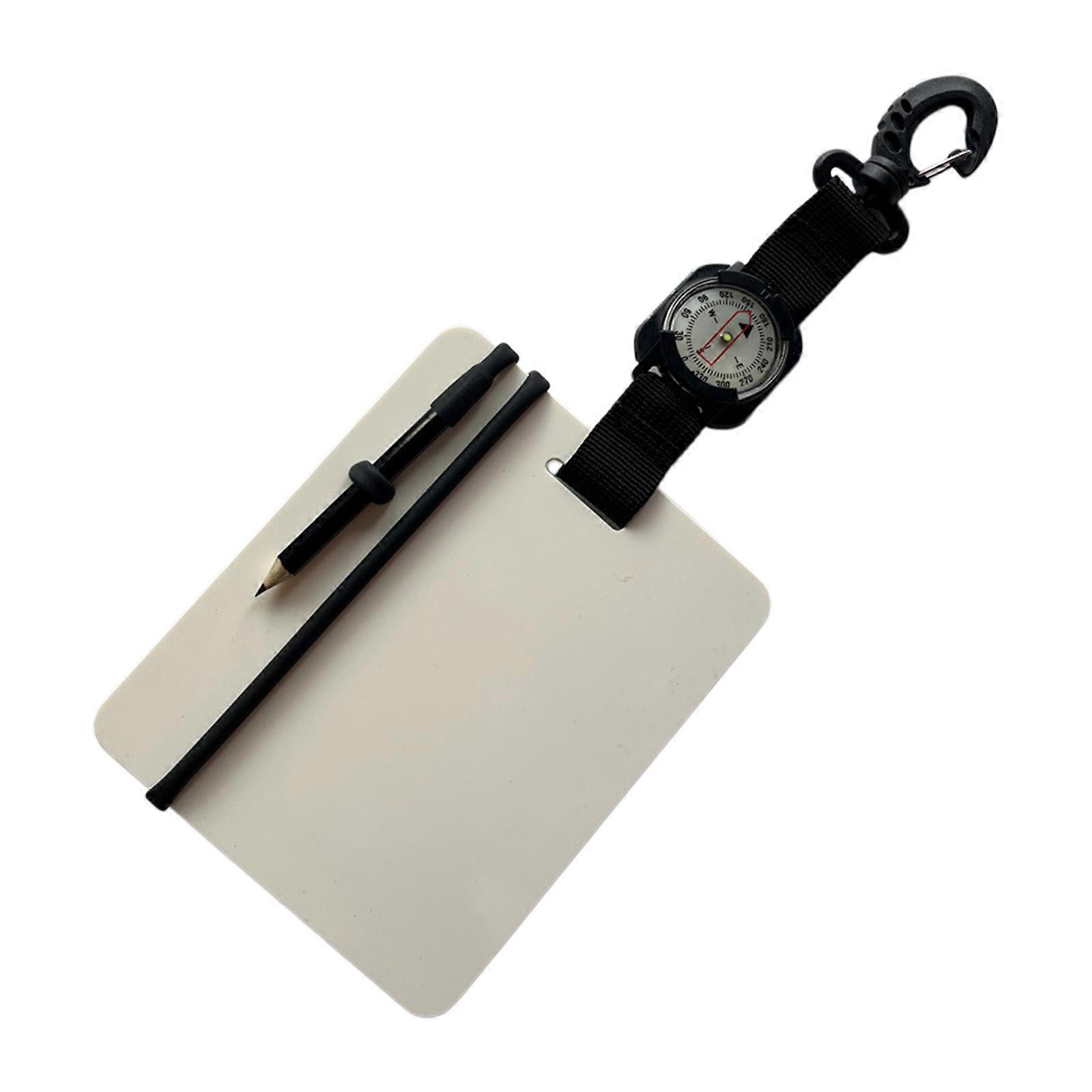 Underwater Navigations Tool Features Dives Slates and Compasses for Secure Communication and Durability Multicolor