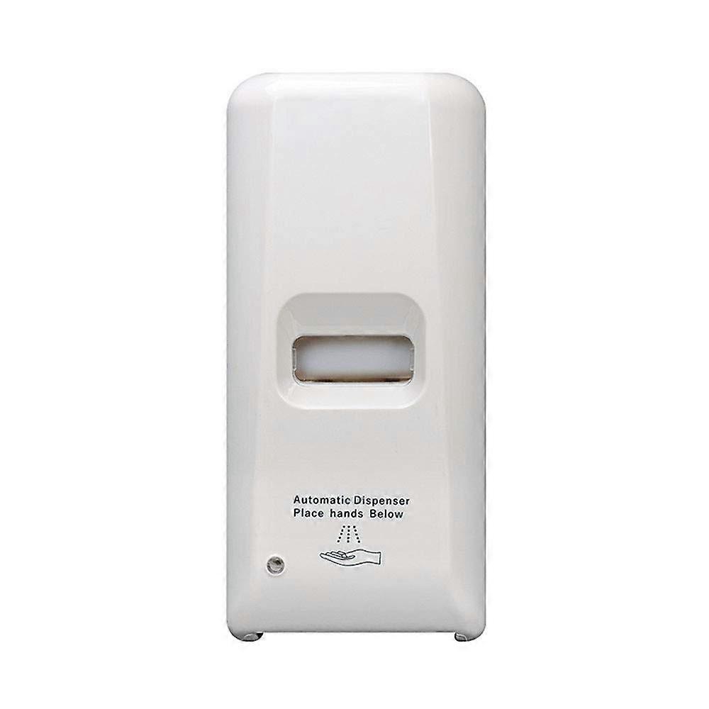1000ML Touchless Hand Sanitizer Dispenser with Smart Sensor, Wall Mount, Dual Power, White