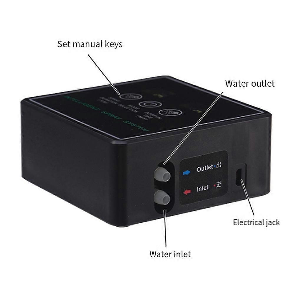 Touch Screen Automatic Mist Rainforest Sprays Intelligent Ecological Cylinder Electronic Timer Sprinkler System Kit
