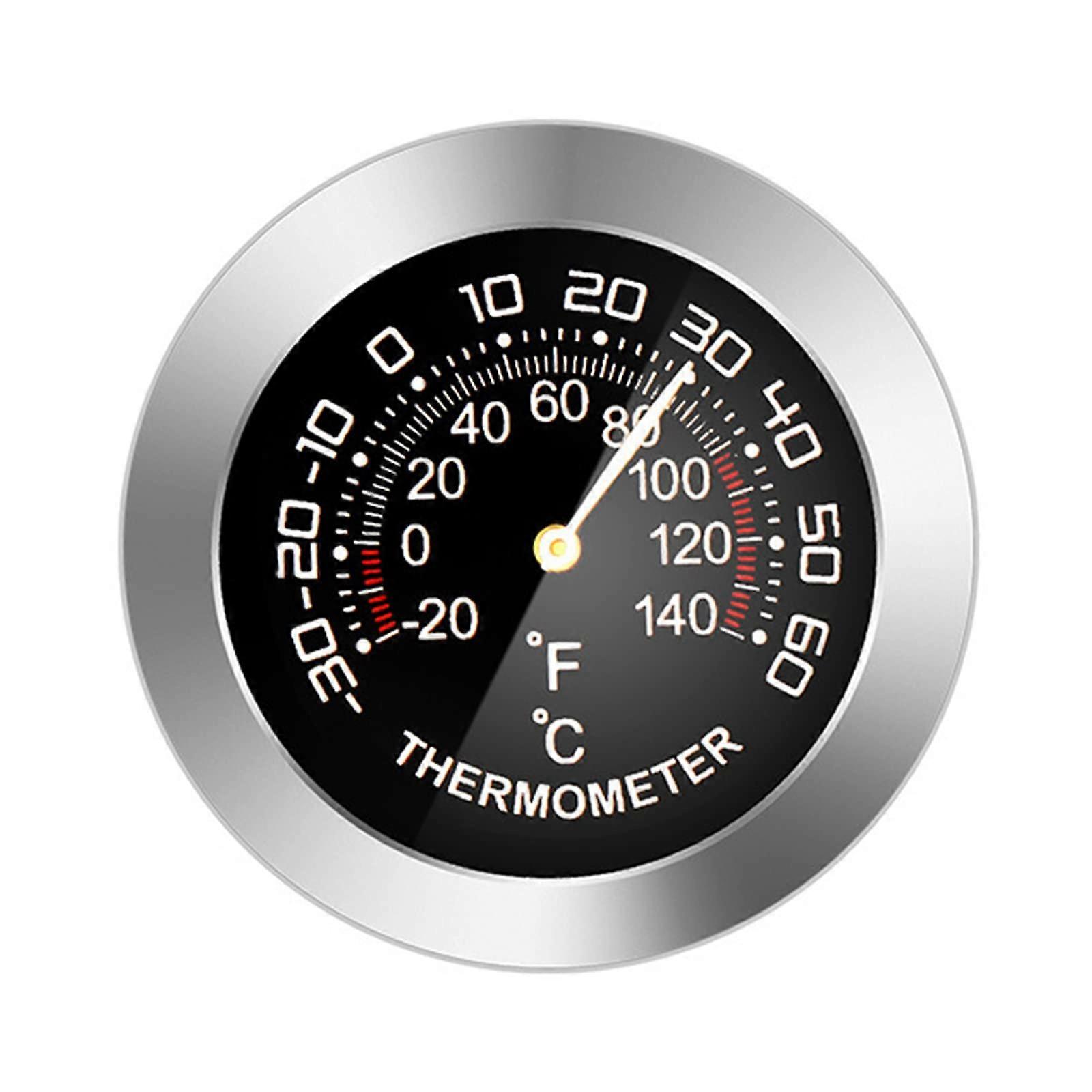 Analog Car Thermometer Hygrometer  Accuracy Dashboard Mounted Temperature Humidity Gauge