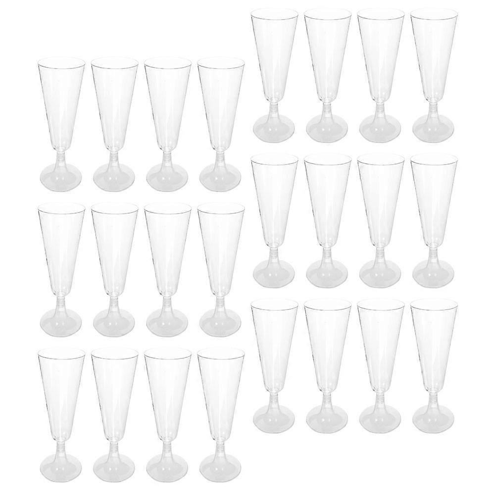 Cocktail Goblets Plastic Goblet for Drinking 40Pcs Transparent Party Wine Goblets