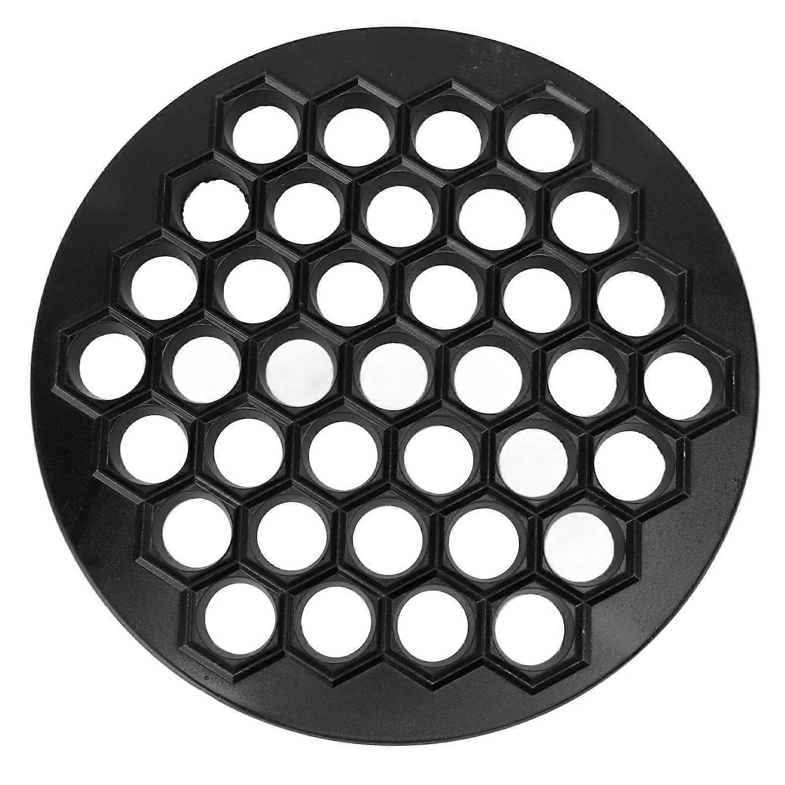Aluminum Alloy Dumpling Maker 37Hole Dumpling Mold Easy Press SpaceSaving Design Black