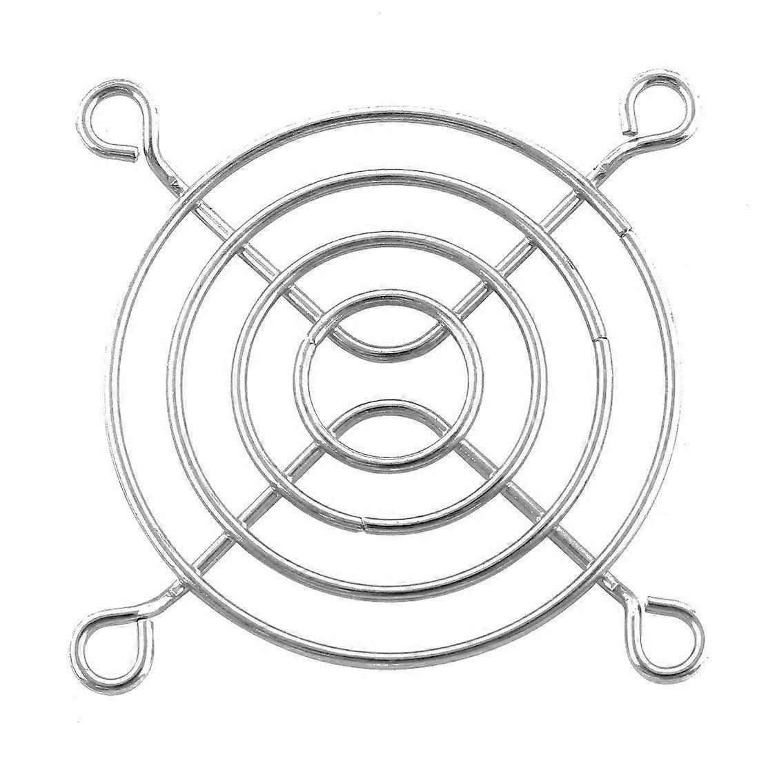 60mm Chrome CPU Fan Grill Guard, Durable Metal Wire Protector for Computer Cooling