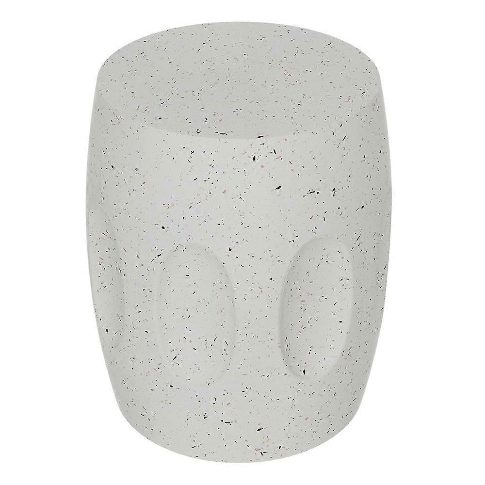 Extérieur Contemporain Léger Béton Accent Table d’Appoint Tabouret en ciment