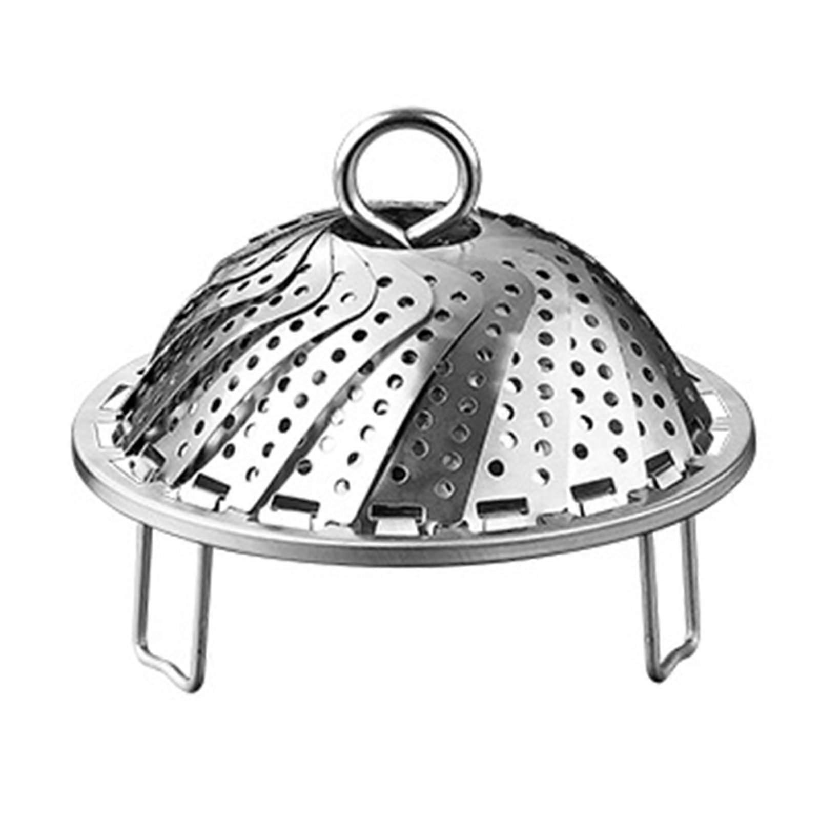 Stainless Steel Steamer Basket Expandable Foldable Rack for Vegetables Cooking Tray Adjustable
