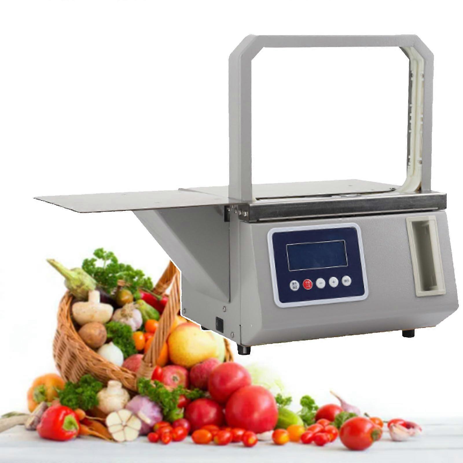 Speed Automatic Vegetable Strapping Machine with Photoelectric Sensor and Hot Melt OPP Tape