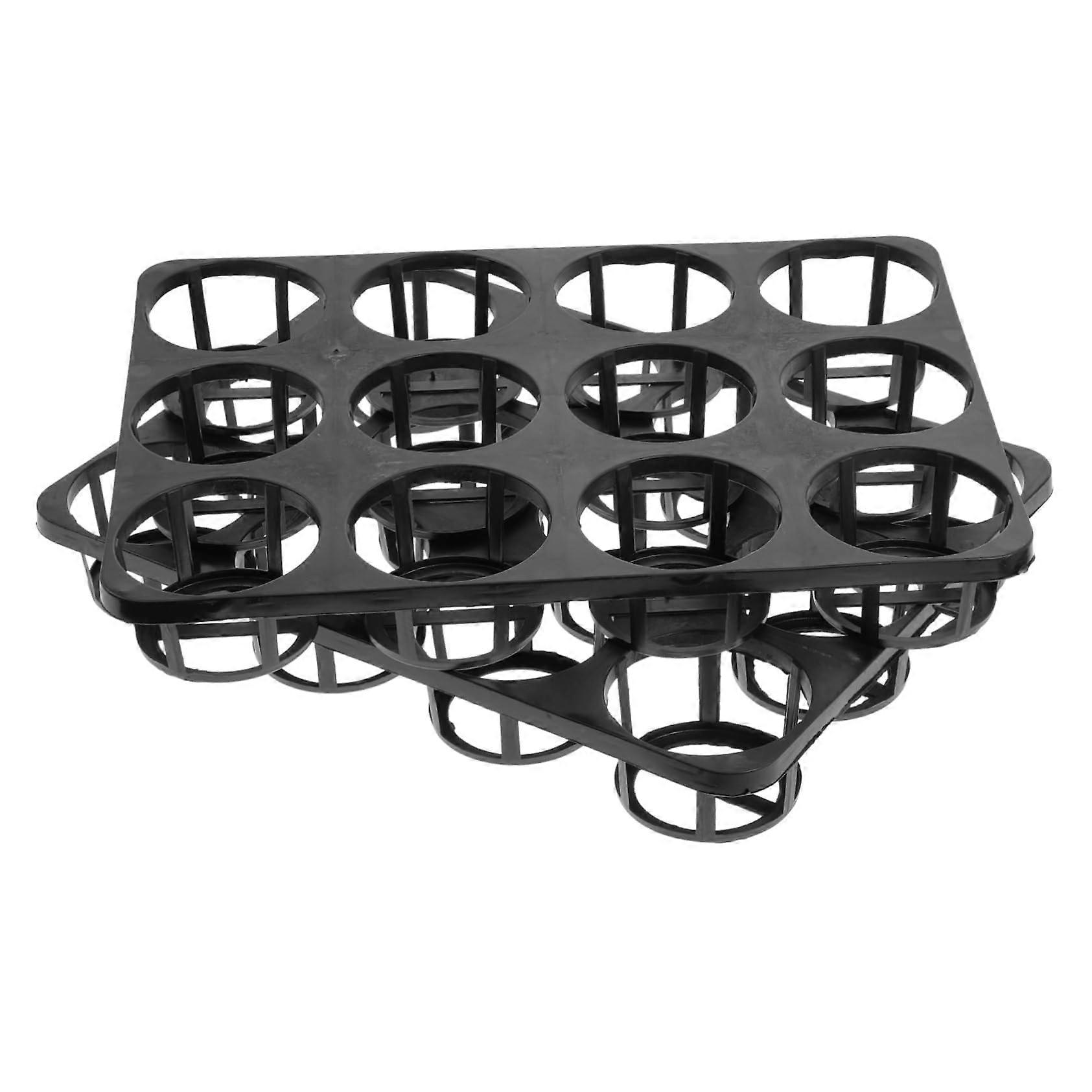 Reusable 15Hole Plant Growing Trays for Seed Sprouting, Stackable PP Starter Set 2pcs