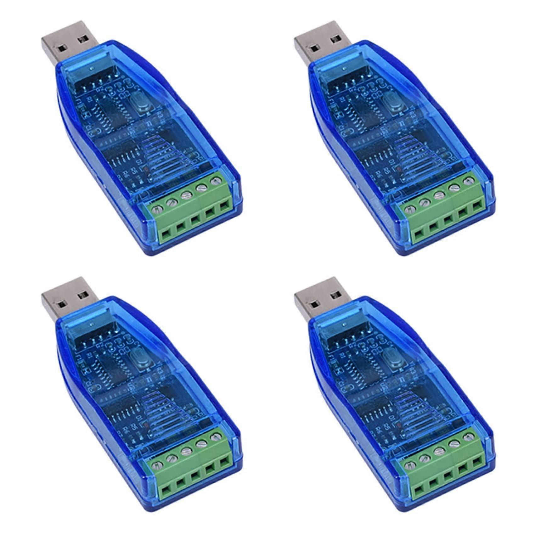 4Port USB to RS485 Converter Speed Bidirectional HalfDuplex Serial Adapter