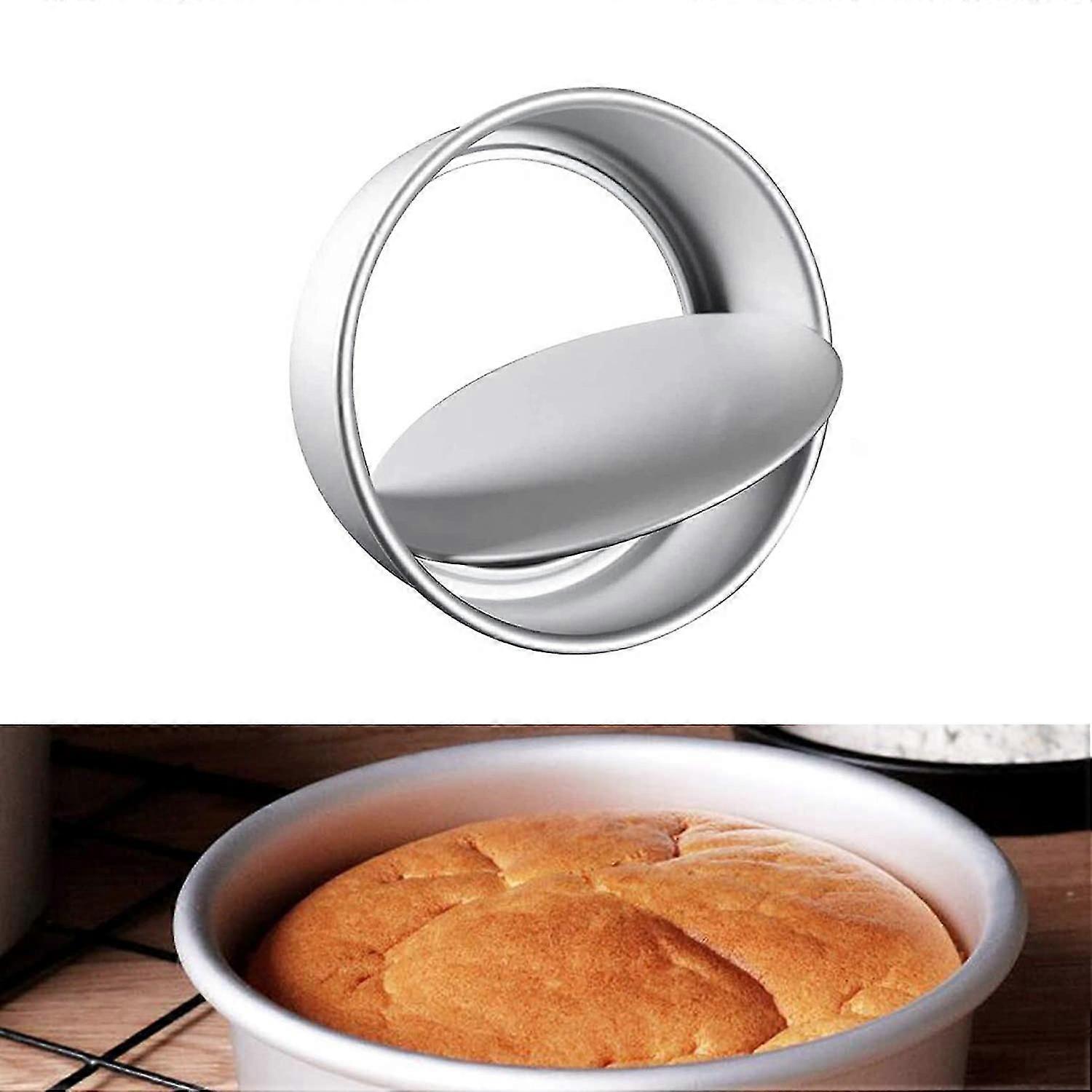 1/6/10x Diy 2'' Mini Cake Pan Removable Bottom Pudding Mold Baking Bakeware