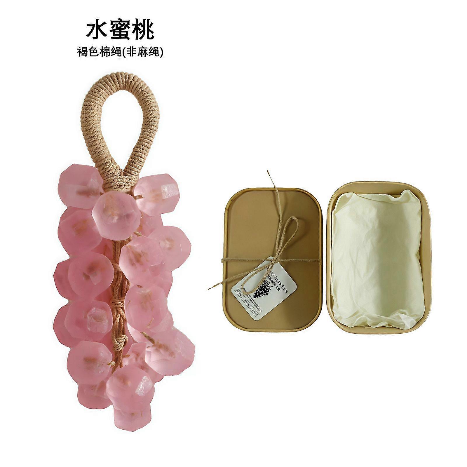 Amz Peach Gem Grape Soap Gift Set (Bagged) Gently Cleanses The Body