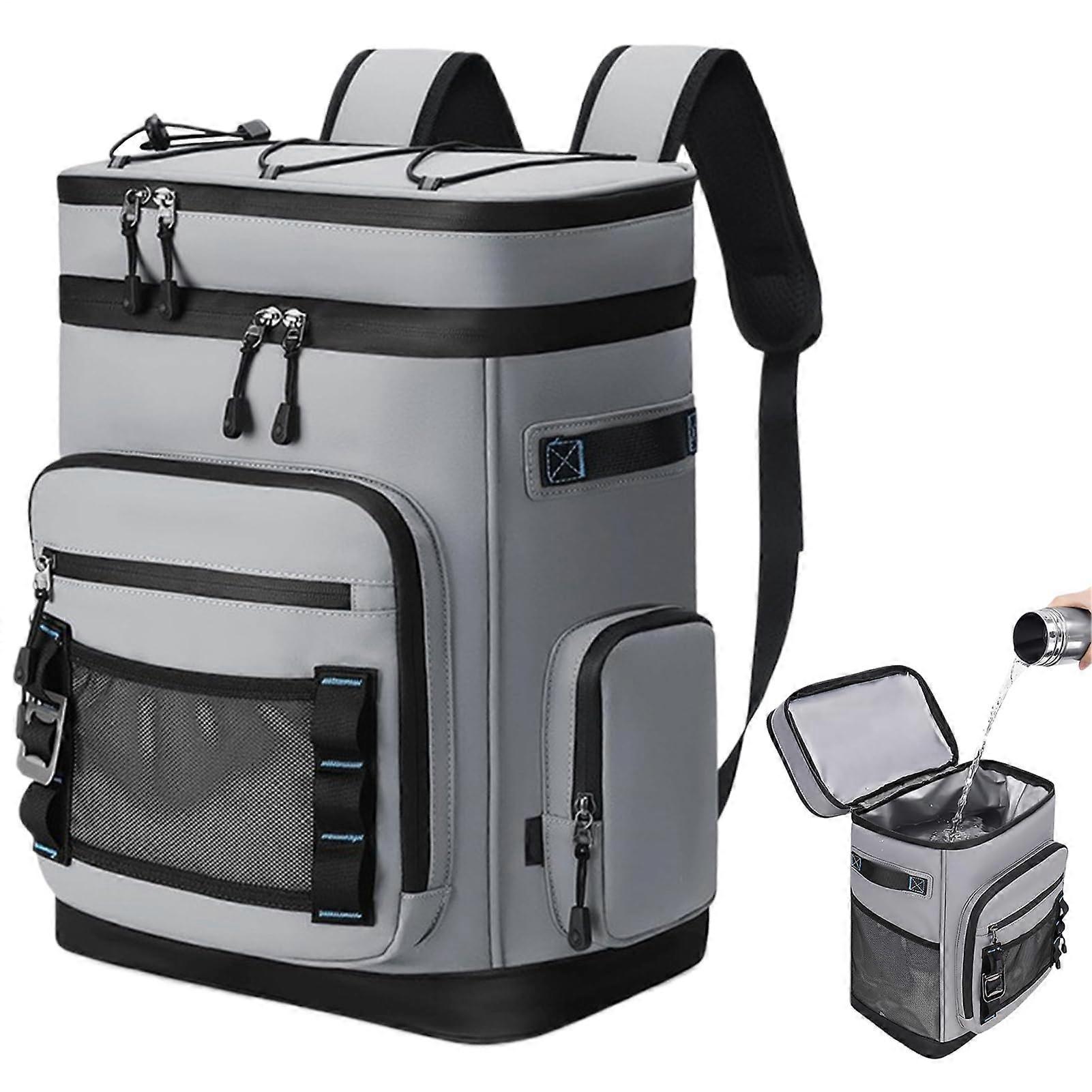 30L Leakproof Insulated Cooler Backpack with Large Capacity and Comfortable Straps for Camping