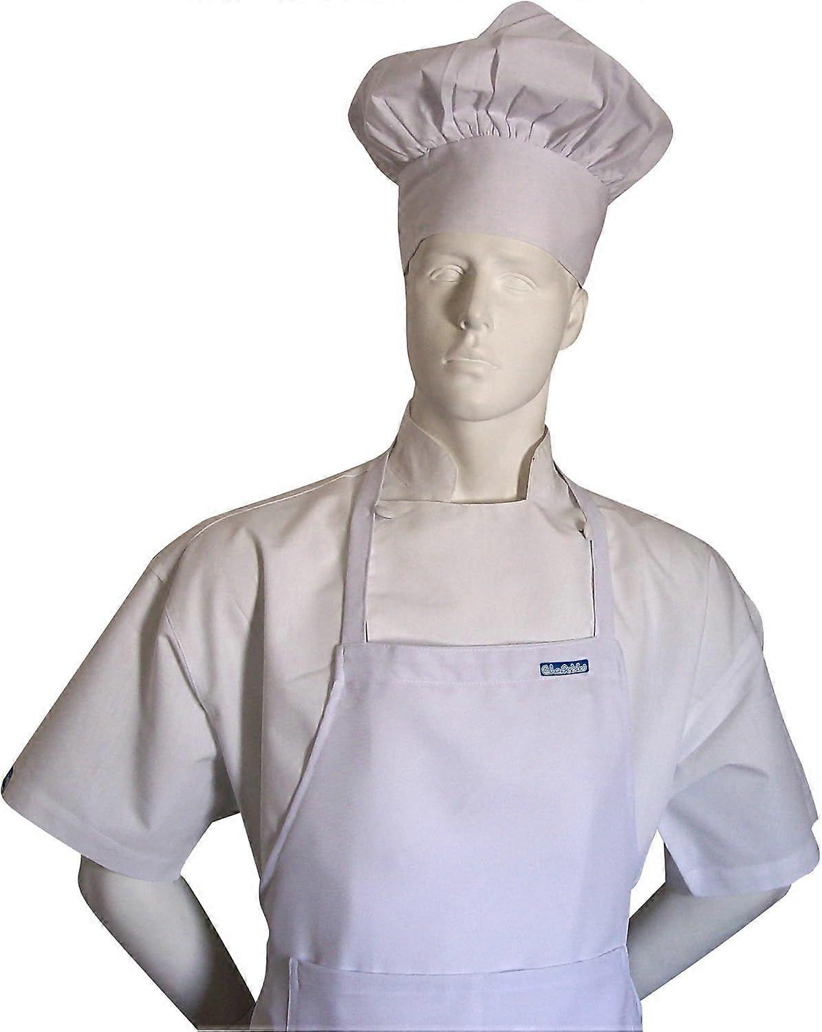 Big & Tall 2X Mushroom White Chef Hat, Adjustable