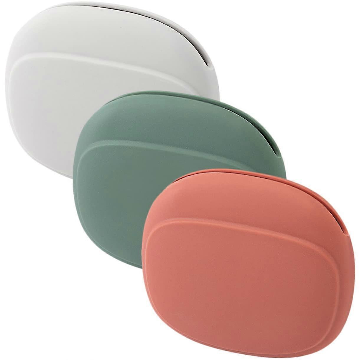 3pcs Cable Organizer Bag Set Compact Electronics Accessories Travel Case in Tranquil Grey