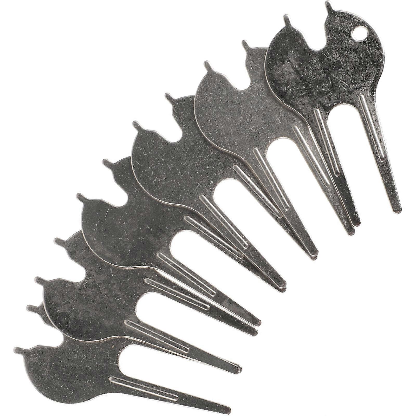 Professional Ball Marker Golfs Divot Tool for 6Pcs Golf Equipment