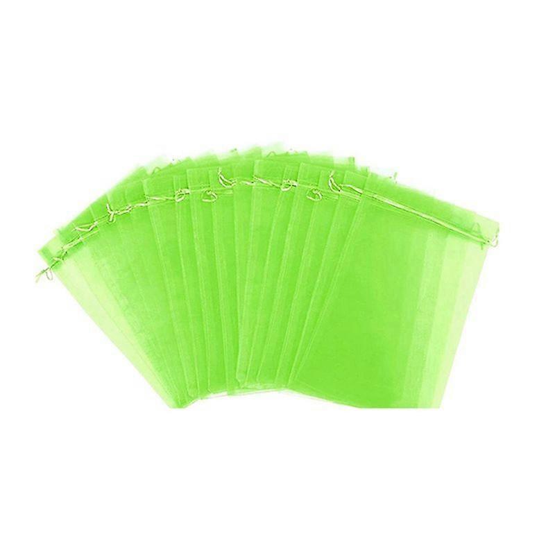 100Pcs Grape Protectors with Drawstring Fruit Mesh Bag Protector