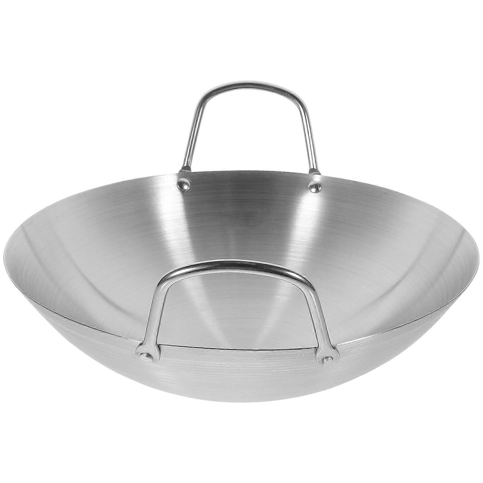 Kitchen Accessory Stainless Steel Wok for Pan Cooking